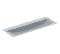 Geberit Lavabo Xeno 2 sans trou pour robinet, sans trop-plein 140x48cm blanc
