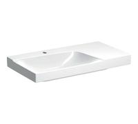 Geberit Lavabo Xeno² 500533011 90x48 cm Blanc KeraTect étagère à droite trou pour robinetterie