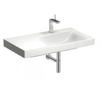 Geberit Xeno 2 lavabo, surface de pose à gauche, avec trou pour robinetterie, sans trop-plein, 90x48 cm blanc avec KeraTect, 500535011, 500535011 - CM