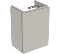 Keramag Geberit Xeno 2 Meuble sous-lavabo pour lave-mains 500.502. 380x525x265mm, 1 porte, Coloris: LaquÃ© gris mat - 500.502.00.1