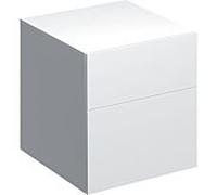 Geberit Armoire latérale Xeno 2 450x510x462 mm, 2 tiroirs, Laque brillante blanche, 500.504.01.1