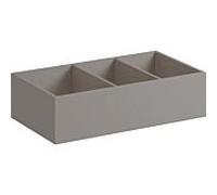 Geberit Xeno² insert de tiroir 500527001 37,3x6,2x20,8cm, division H, structure en bois mélaminé/gris scultura