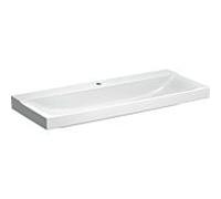 Geberit Xeno² lavabo 500551011 120x48cm, blanc KeraTect, avec trou pour robinetterie, sans trop-plein