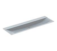 Geberit Xeno² meuble lavabo 500278001 160 x 48 cm, sans trou pour robinetterie, sans trop-plein, blanc -alpin