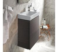 Geberit Xeno² meuble sous-vasque 500502431 38x52,5x26,5cm, avec porte 2000 , gris structuré/scultura