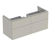 Geberit Armoire sous lavabo Xeno 2 1174x530x462 mm 4 tiroirs Laqué gris mat 500518001