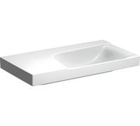 Geberit Xeno2 lavabo 90x48 cm rectangulaire classique-avec plateau blanc brillant 500.536.01.1