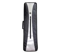 GEBIBB Sac de Guitare en Acier avec Rembourrage en Coton et Design Doux, Gris, Rétro