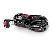 Gebildet 12V-40A Moto Câblage à Barres LED Faisceau de Fil,Feu Antibrouillard/Feu Additionnel/Feu de Travail Câblage Produit Universel