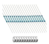 Gebildet 20pièces Mini Interrupteur à Lames en Verre Contact à Lames Normalement Ouvert (N/O) Interrupteur à Induction Magnétique (2mm ×10mm) avec 10pièces Feuille Magnétique Multi-Usage