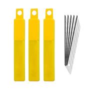 Gebildet 30 pièces 9 mm Lames sécables en Angle 30°, Cutter de précision