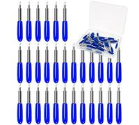 Gebildet 30pcs Lames de Rechange 60° pour Machines de Découpe de Vinyle (Bleu)