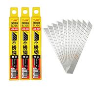 Gebildet 30pièces 9mm Lames Sécables en Angle 60°, Cutter de Précision