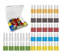Gebildet 35pcs 12V-24V Micro2 Voiture Fusible à Lame,5A/7.5A/10A/15A/20A/25A/30A(Chacun pour 5pcs) avec Fusibles Extracteur, pour Véhicule Auto Moto Voiture Bateau Camion