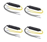 Gebildet 4pcs Clignotant Universel de Moto Adaptateur de Résistance de Charge, 12V 21WContrôleur Clignotant Décodeurs pour SMD LED Mini Indicateurs, pour Flash Correction Erreur pour Moto