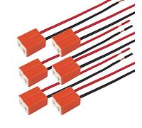 Gebildet 6pcs H7 Connecteur de Fil Femelle Pigtail pour Kit de Remplacement de Faisceau de Câblage de Prise de Phare LED
