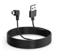 Gebildet Caméra Embarquée Câble pour Mini Dash Cam, 3.5m L Coudé Mini-Adaptateur Cordon d'alimentation, Caméra Tableau Bord Cordon Chargeur pour Caméra Miroir, Conduite Enregistreur, Voiture DVR
