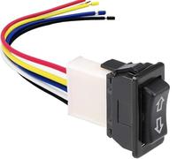 Gebildet Commutateur Universel de Fenêtre de Voiture à 5broches avec Interrupteur et Faisceau de Câbles Interrupteur de Levage de Verre Momentané DC 12V