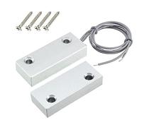 Gebildet Contact de porte roulant filaire 0 ~ 100 V/0,5 A - Interrupteur magnétique à roseau MC-51 avec détecteur d'alarme - Interrupteur magnétique avec 2 fils pour applications N.C
