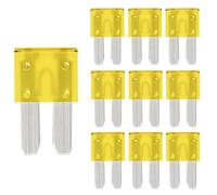 Gebildet Fusibles Micro2 Lames 20A pour Camping-Car, Auto, Moto, Camion (Lot de 10 Pièces)
