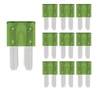 Gebildet Fusibles Micro2 Lames 30A pour Camping-Car, Auto, Moto, Camion (Lot de 10 Pièces)