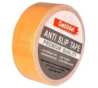 Gebildet Haute Adhérence Bande Anti-Glissement, Ruban Adhésive Antidérapant, Bande Adhésive pour la Sécurité, Utiliser Intérieur et Extérieur (Jaune, 5cm x 10m)