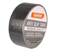 Gebildet Haute Adhérence Bande Anti-Glissement, Ruban Adhésive Antidérapant, Bande Adhésive pour la Sécurité, Utiliser Intérieur et Extérieur (Noir, 5cm x 10m)
