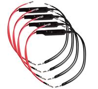 Gebildet Lot de 4 Résistances 12V 10W 10Ω pour Clignotants de Moto Adaptateur Flash Fix Erreur LED pour Moto (Y-061)