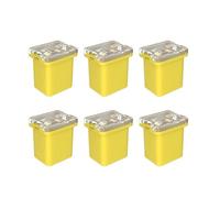 Gebildet Lot de 6 fusibles Assortis en Forme de boîte Jcase 12 V-24 V pour camions, Voitures et SUV, Bateau (60 A)