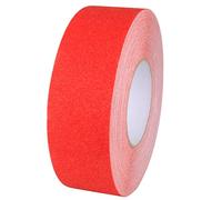 Gebildet Ruban Adhésif Antidérapant de 20m×5cm, Autocollant de Sécurité Adhésif fort, Ruban Antidérapant Améliorant la Prise pour Intérieur et Extérieur, Rouge