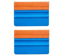 Gebildet Spatule professionnelle avec feutre anti-rayures outil d'installation de films de fenêtre et d'emballage en vinyle (2 pièces)