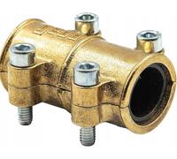 Gebo Collier De Réparation 28 mm DVGW - Collier En Laiton Avec Joint EPDM - Pour Tuyaux En Cuivre - Étanche Pour Eau Potable
