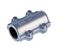 GEBO Collier de réparation Long DS fonte malléable galvanisée 3''