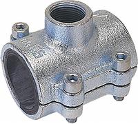 GEBO Collier de serrage en fonte malléable type ANB - 3-4" x 1-2"