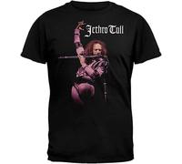 geboan Jethro Tull Flute Mens T Shirt in Black X-Small