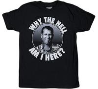geboan Married with Children Al Bundy Why The Hell Am I Here Men's T-Shirt Blacks