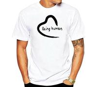 geboan Mens Being Human Salman Khan Adult Short Sleeve T-Shirt White