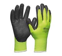 Gebol 1 paire de gants de travail avec picots pour l'hiver L Taille XXL (Gr 11) L Vert fluo l Multi Flex hiver l