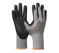 Gebol 1 paire de gants de travail pour écran tactile L avec picots L Taille XL (Gr 10) L Gris l Multi Flex Touch l