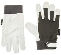 Gebol - 703434 - Paire de gants de travail - Taille unique confortable - En cuir de chèvre, gris - 11 (XXL)