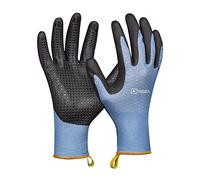 Gebol Crocus | 1 paire | Taille XL (taille 10) | Gants de jardin avec fonction tactile | Maille respirante de bien-être en matériau recyclé | pour homme | bleu