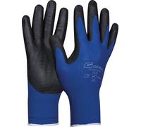 GEBOL Gant Super Grip 709285_08 Gr.8 1paire bleu/gris