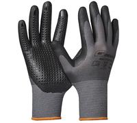 Gebol 709679 Gants de travail multi Flex Eco | Taille 11 Polyester, revêtement en nitrile avec noppen| 1 Paire, XXL, 2 pièces