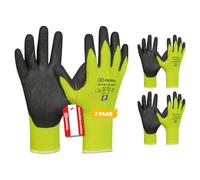 Gebol - Gants de travail d'hiver Lite Touch avec ajustement parfait, gants de montage pour températures fraîches, prise en main sûre, contenu : lot de 2 paires multipack, taille L (taille 9), couleur