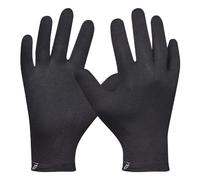 Gebol Gants en coton | 1 paire | Taille L/XL | Gants réutilisables durables en coton bio | Antibactérien, antiviral | Convient pour écran tactile | pour homme et femme | Noir