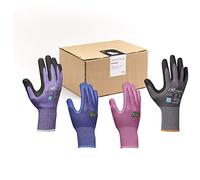 Gebol Goo Lot de 8 paires de gants de travail pour la famille L Taille S et XL (Gr 7 et 10) L