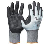 Gebol Multi Flex CoolTouch Paire de gants de travail rafraîchissants contre la transpiration Gant de chantier Compatible écran tactile avec picots Pour homme Bleu glacier Taille XXL