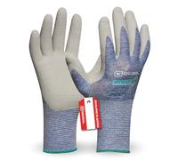 Gebol Upcycled Sensitive | Gants de travail durables en plastique recyclé | Excellente sensation au bout des doigts avec revêtement en caoutchouc naturel | Pour homme et femme | Taille M (taille 8) |