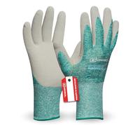 Gebol Upcycled Strong | Gants de travail durables en plastique recyclé | Excellente sensation au bout des doigts | Avec revêtement en caoutchouc naturel | Pour femme | Taille S (taille 7) | Vert clair