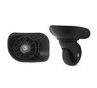 GEBONE YF-F-12# Lot de 2 roues de rechange pour valise en plastique, Noir , Wheel diameter is about 51 mm, Bricolage